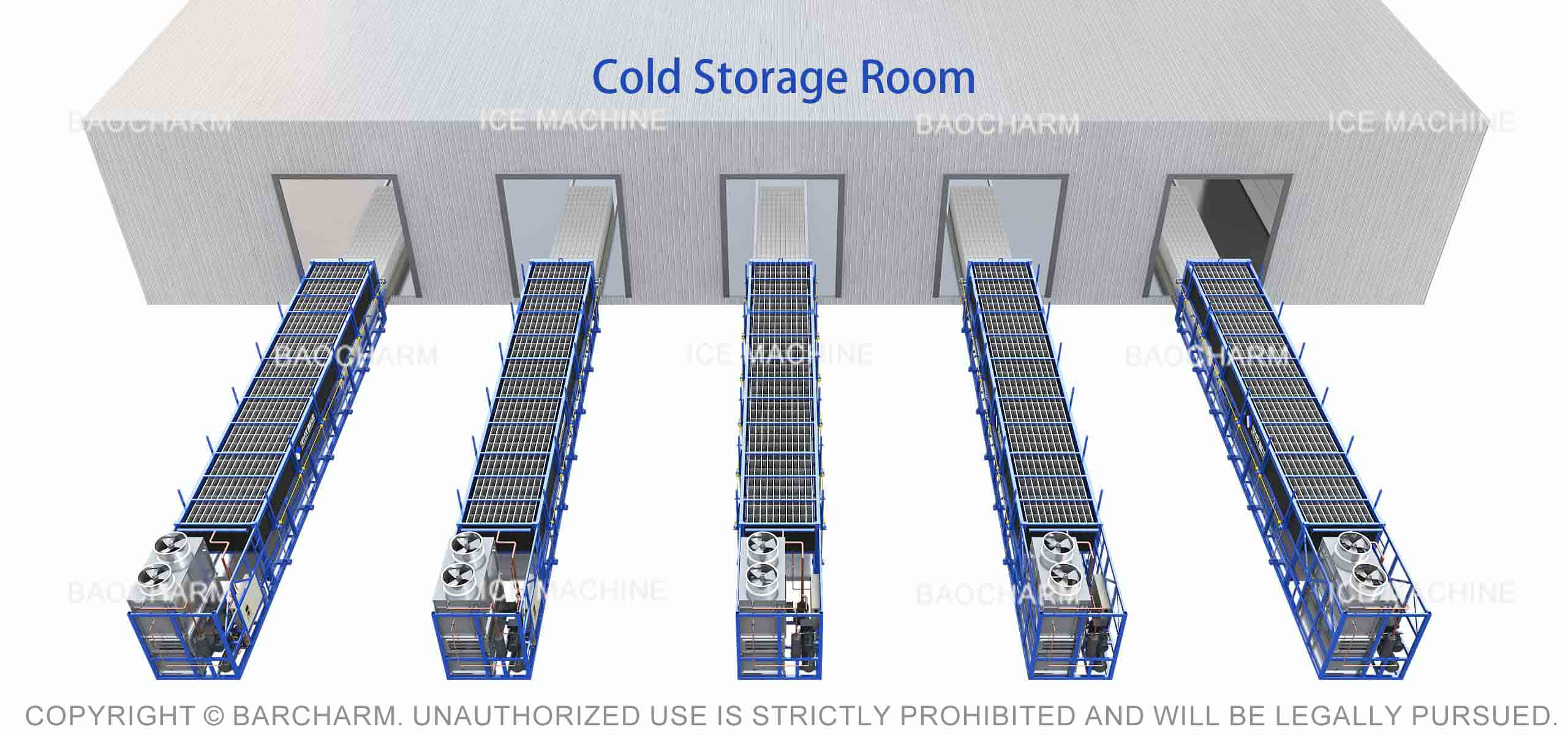 large-scale ice making solution